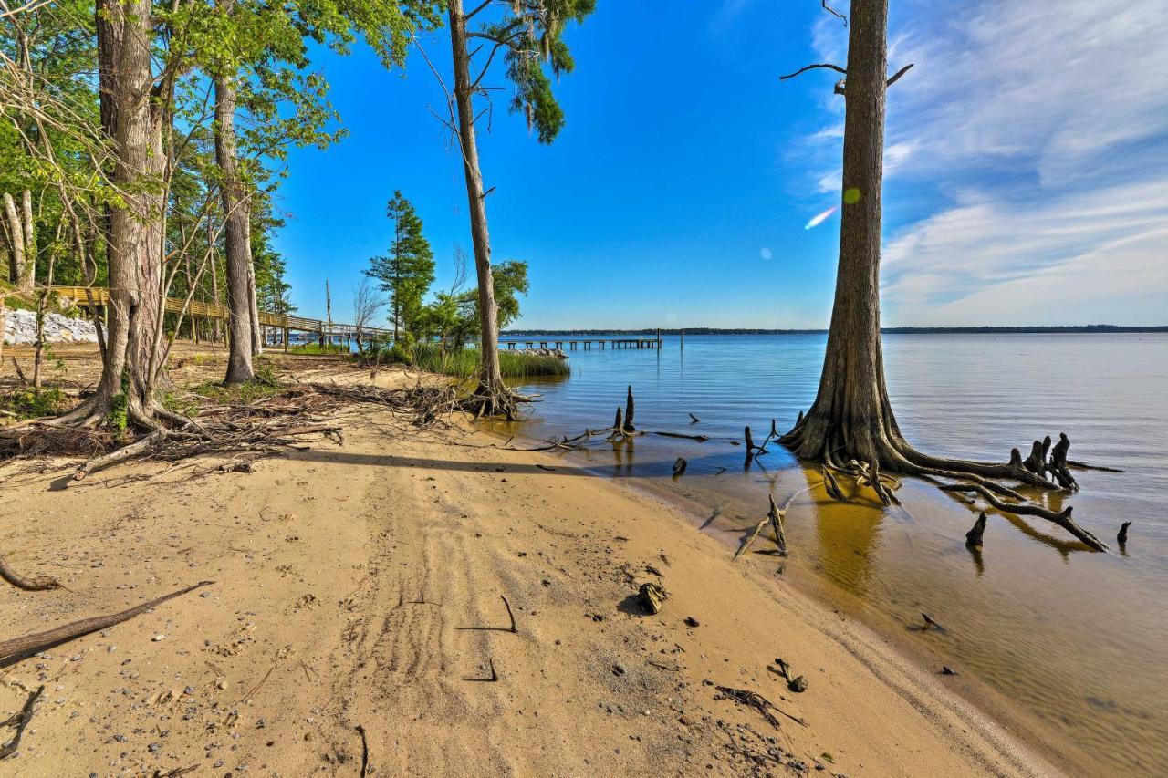 Bayfront Blounts Creek Home Private Beach And Dock! Whichard Beach Екстер'єр фото