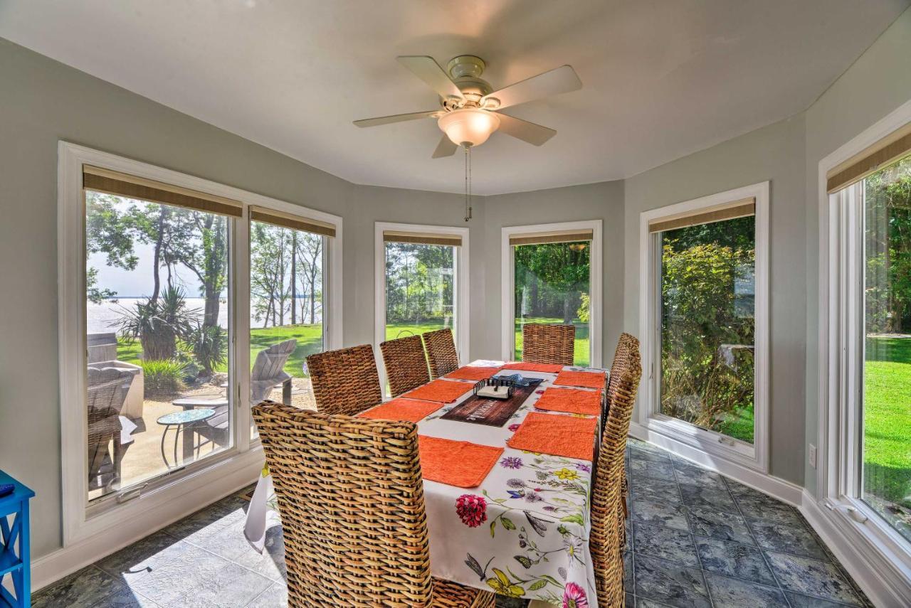 Bayfront Blounts Creek Home Private Beach And Dock! Whichard Beach Екстер'єр фото